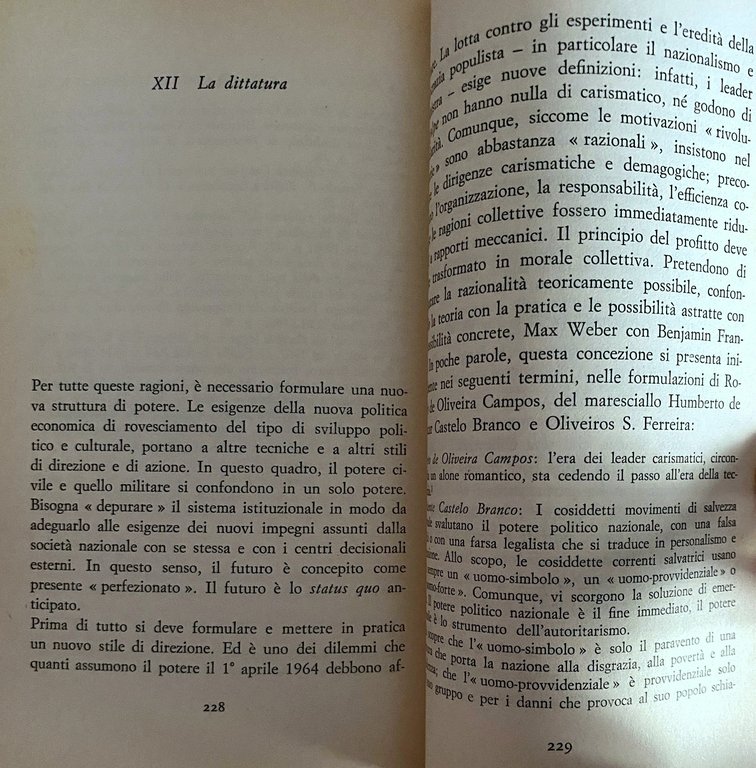 LA FINE DEL POPULISMO IN BRASILE