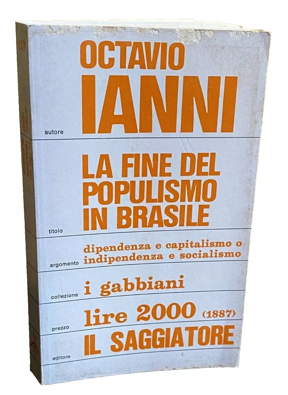LA FINE DEL POPULISMO IN BRASILE