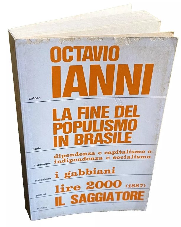 LA FINE DEL POPULISMO IN BRASILE