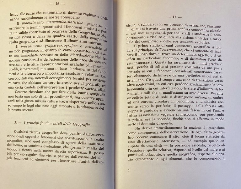 LA GEOGRAFIA E I SUOI FATTORI