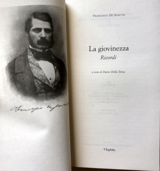 LA GIOVINEZZA. RICORDI. A CURA DI DANTE DELLA TERRA