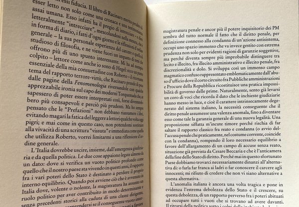 LA GIUSTIZIA VIRTUOSA. MANUALETTO DEL DETENUTO DILETTANTE