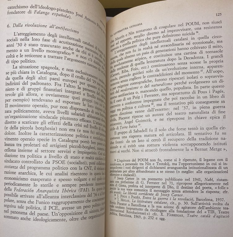 LA LETTERATURA CATALANA. LA DIVERSITÀ CULTURALE NELLA SPAGNA MODERNA