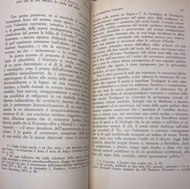 LA LETTERATURA CATALANA. LA DIVERSITÀ CULTURALE NELLA SPAGNA MODERNA