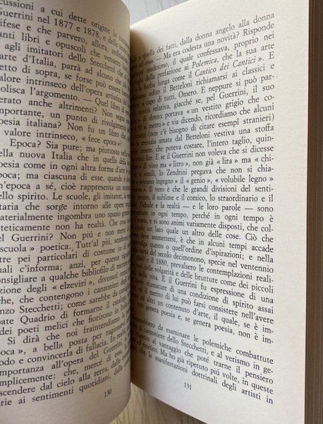 LA LETTERATURA DELLA NUOVA ITALIA. SAGGI CRITICI. (VOLUME 1, VOLUME …