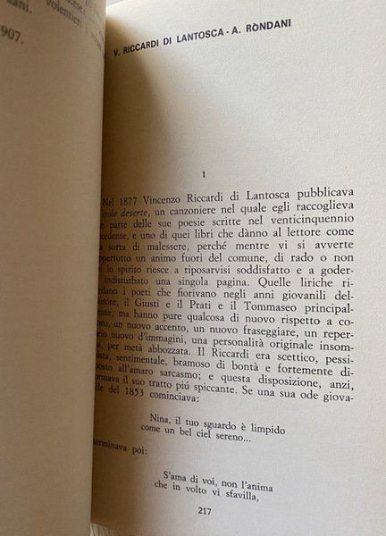 LA LETTERATURA DELLA NUOVA ITALIA. SAGGI CRITICI. (VOLUME 1, VOLUME …