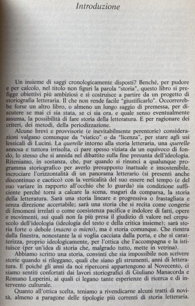 LA LETTERATURA ITALIANA DEL PRIMO NOVECENTO (1900-1915)