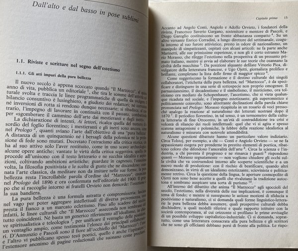 LA LETTERATURA ITALIANA DEL PRIMO NOVECENTO (1900-1915)