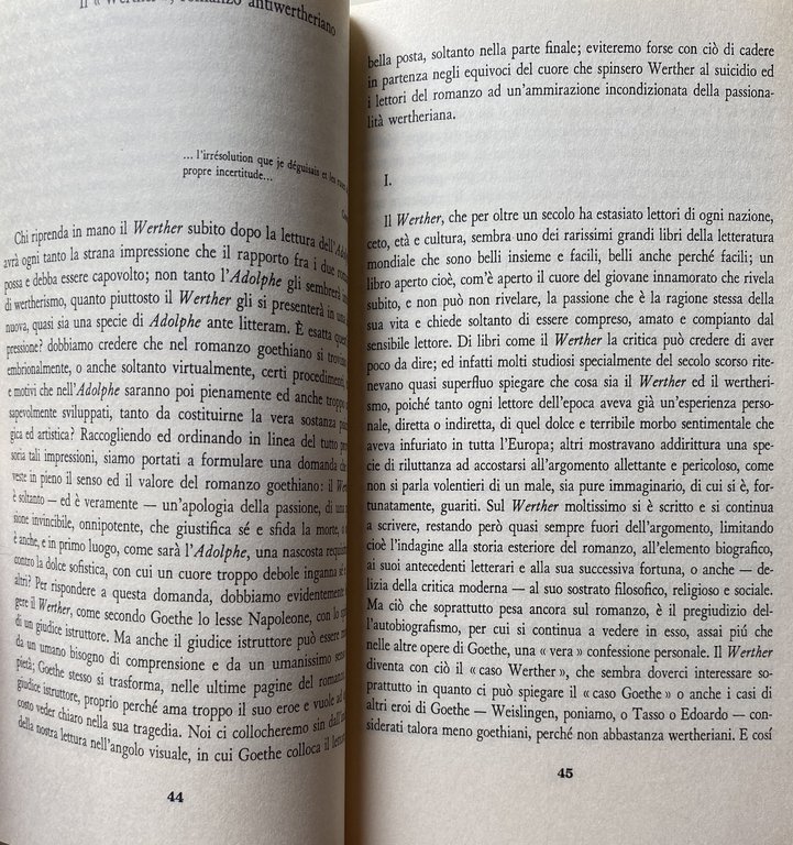 LA LETTERATURA TEDESCA DEL NOVECENTO. CON TRE SAGGI SU GOETHE