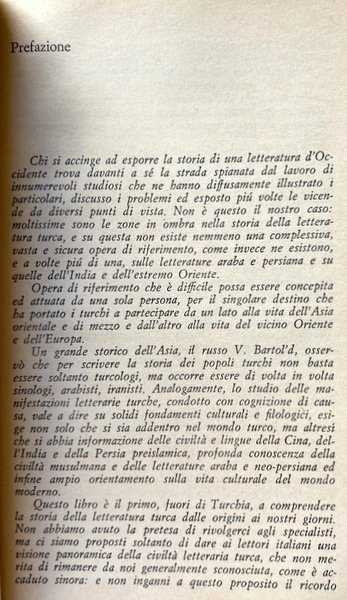 LA LETTERATURA TURCA. CON UN PROFILO DELLA LETTERATURA MONGOLA