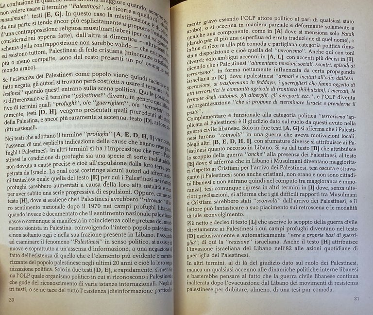 LA LEZIONE NEGATA. PALESTINA E PALESTINESI NEI LIBRI DI TESTO