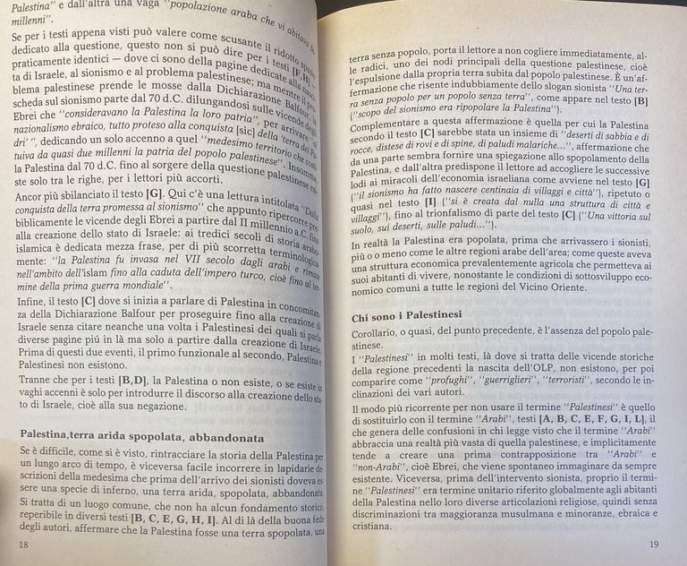 LA LEZIONE NEGATA. PALESTINA E PALESTINESI NEI LIBRI DI TESTO
