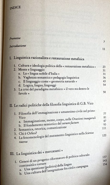 LA LINGUISTICA DEI MERCATANTI. FILOSOFIA LINGUISTICA E FILOSOFIA CIVILE DA …
