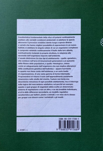 LA LOGICA DEI SISTEMI DI REGOLAZIONE BIOLOGICA