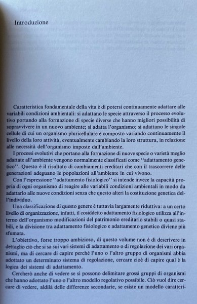 LA LOGICA DEI SISTEMI DI REGOLAZIONE BIOLOGICA