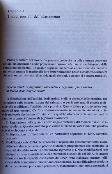 LA LOGICA DEI SISTEMI DI REGOLAZIONE BIOLOGICA