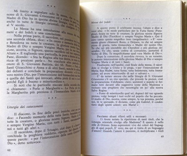LA MADONNA NELLA LITURGIA NOVA ET VETERA