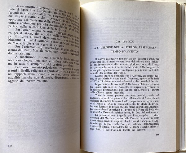 LA MADONNA NELLA LITURGIA NOVA ET VETERA
