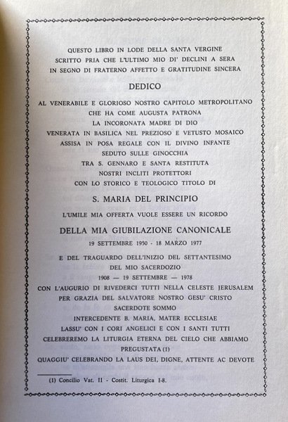 LA MADONNA NELLA LITURGIA NOVA ET VETERA