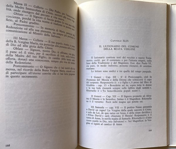 LA MADONNA NELLA LITURGIA NOVA ET VETERA