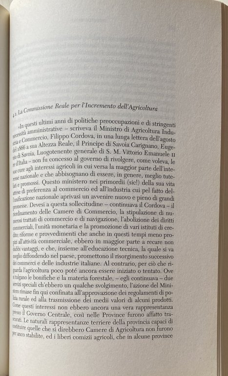 LA "MODERNIZZAZIONE" DELL'AGRICOLTURA NELL'ITALIA POSTUNITARIA 1861-1910. ASSOCIAZIONI STAMPA E CULTURA …