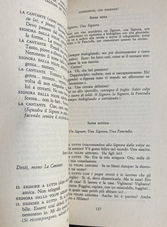 LA MORTE IN SCENA: ROSSO DI SAN SECONDO. (MARIONETTE, CHE …