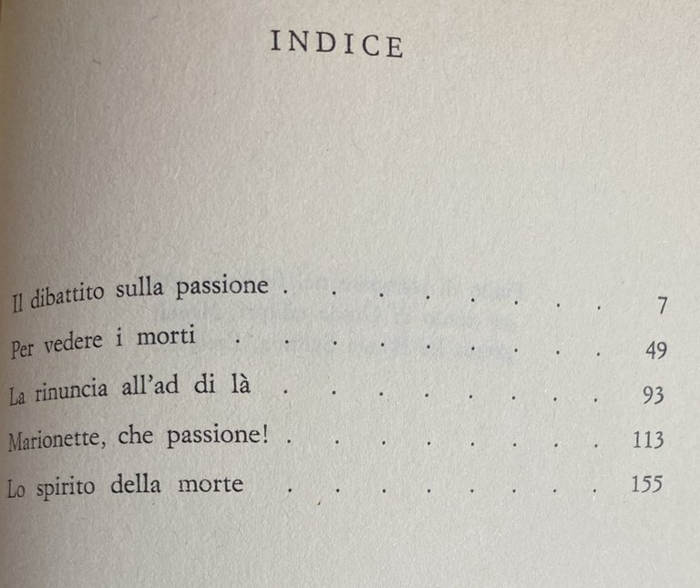 LA MORTE IN SCENA: ROSSO DI SAN SECONDO. (MARIONETTE, CHE …