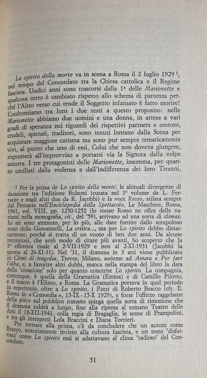 LA MORTE IN SCENA: ROSSO DI SAN SECONDO. (MARIONETTE, CHE …