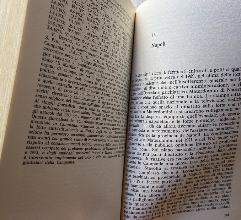 LA NUOVA PSICHIATRIA IN ITALIA. ESPERIENZE E PROSPETTIVE