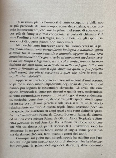 LA PALMA NELLA POESIA, NELLA SCIENZA E NELLA STORIA SICILIANA. …