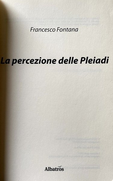 LA PERCEZIONE DELLE PLEIADI