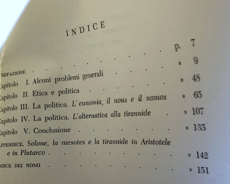 LA POLITICA DI SOLONE