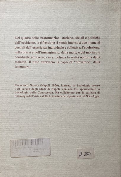 LA PRATICA DEI LIMITI. MORTE E MALATTIA NEI LUOGHI DEL …