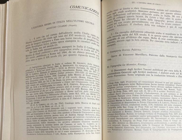 LA PRESENZA CULTURALE ITALIANA NEI PAESI ARABI: STORIA E PROSPETTIVE. …