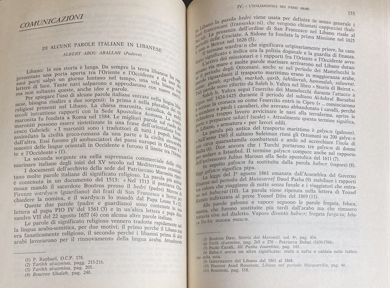 LA PRESENZA CULTURALE ITALIANA NEI PAESI ARABI: STORIA E PROSPETTIVE. …