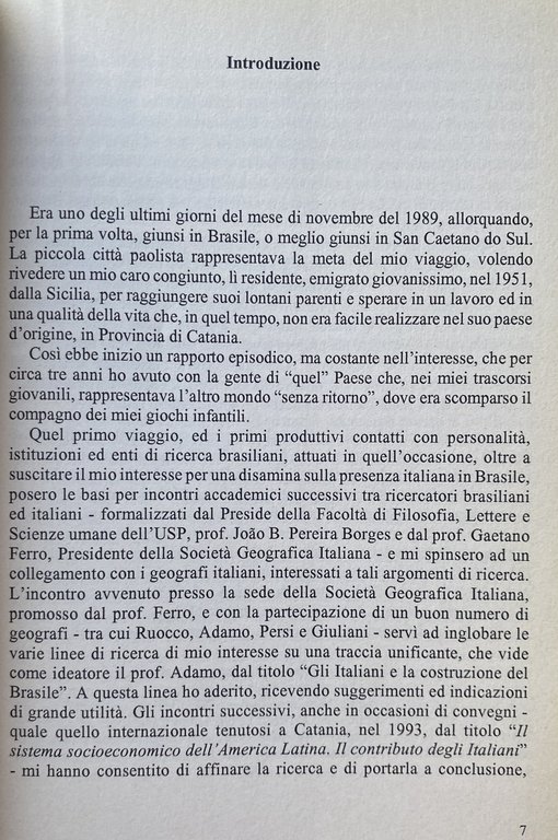 LA PRESENZA ITALIANA NELLA COSTRUZIONE DEL BRASILE. SAN CAETANO DO …