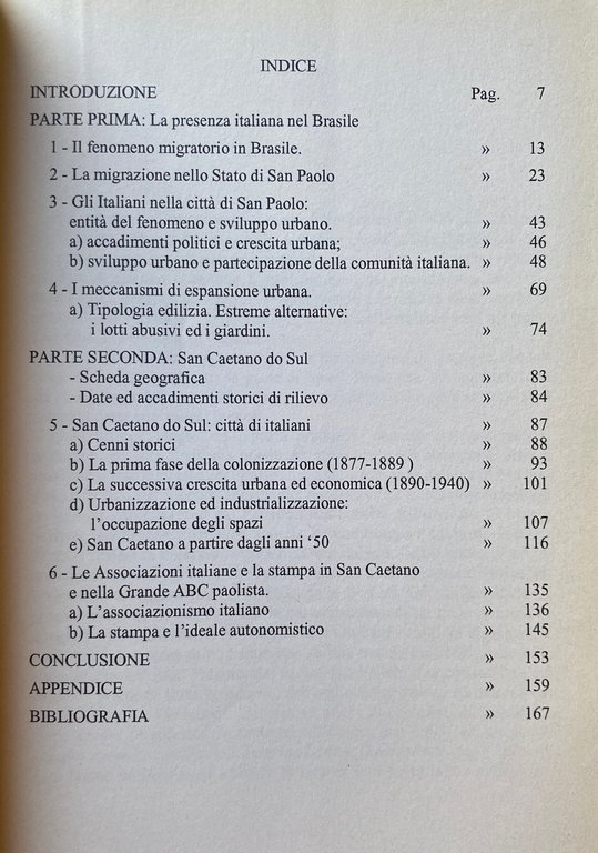 LA PRESENZA ITALIANA NELLA COSTRUZIONE DEL BRASILE. SAN CAETANO DO …