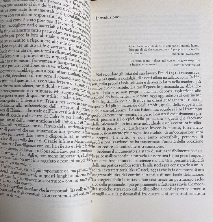 LA PROFESSIONE DI PSICOANALISTA