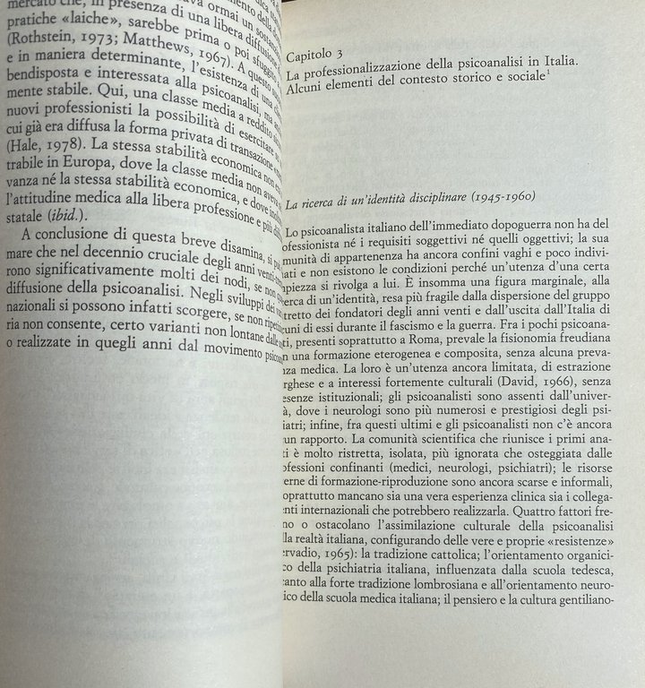 LA PROFESSIONE DI PSICOANALISTA