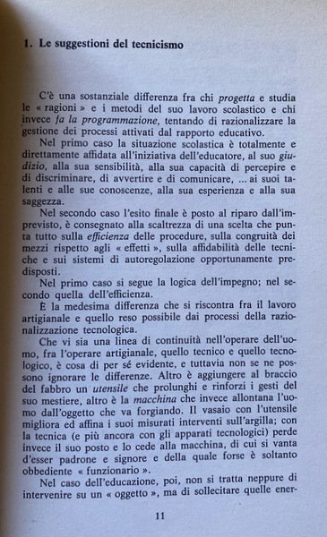 LA PROGRAMMAZIONE DELLE ATTIVITÀ EDUCATIVE NELLA SCUOLA MATERNA