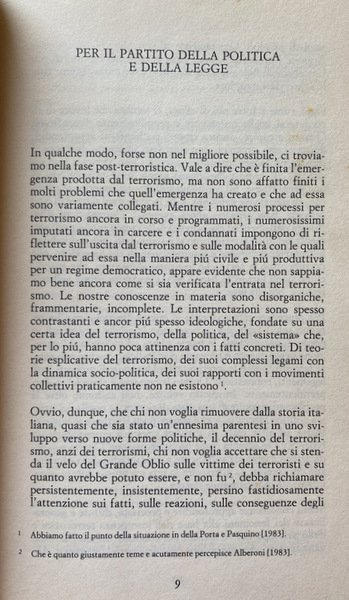 LA PROVA DELLE ARMI. A CURA DI GIANFRANCO PASQUINO