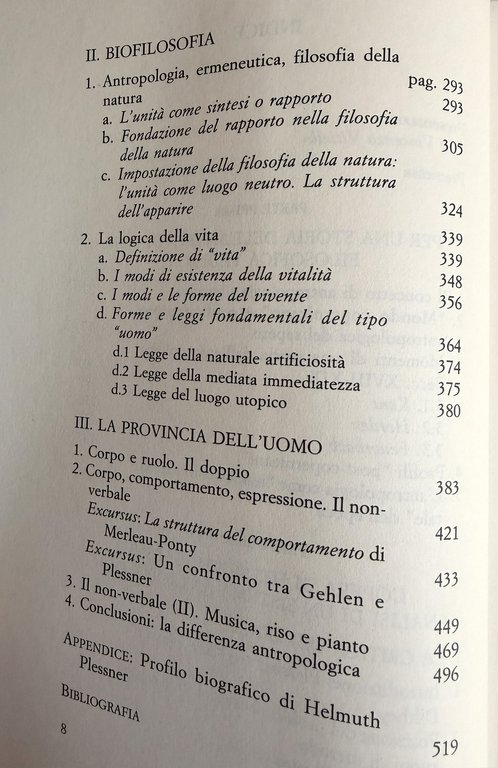 LA PROVINCIA DELL'UOMO. STUDIO SU HELMUTH PLESSNER E SUL PROBLEMA … | Immagine Gallery 12