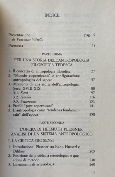 LA PROVINCIA DELL'UOMO. STUDIO SU HELMUTH PLESSNER E SUL PROBLEMA …