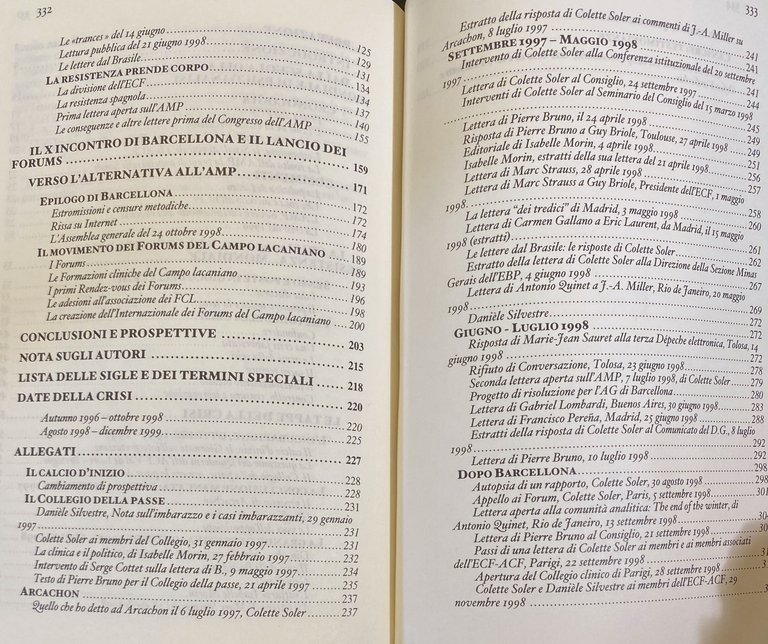 LA PSICOANALISI, NON IL PENSIERO UNICO STORIA DI UNA CRISI …