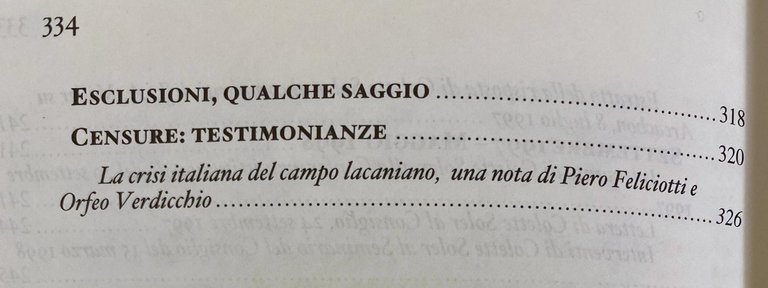 LA PSICOANALISI, NON IL PENSIERO UNICO STORIA DI UNA CRISI …