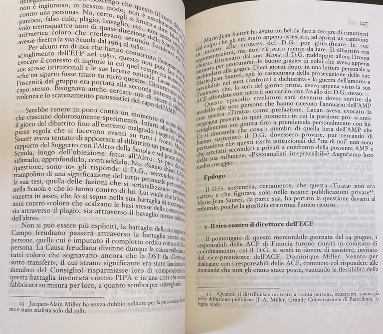 LA PSICOANALISI, NON IL PENSIERO UNICO STORIA DI UNA CRISI …