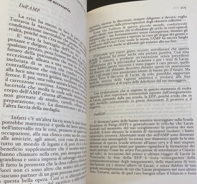 LA PSICOANALISI, NON IL PENSIERO UNICO STORIA DI UNA CRISI …