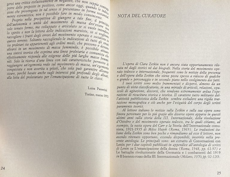 LA QUESTIONE FEMMINILE E LA LOTTA AL RIFORMISMO