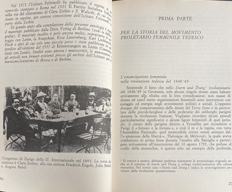 LA QUESTIONE FEMMINILE E LA LOTTA AL RIFORMISMO