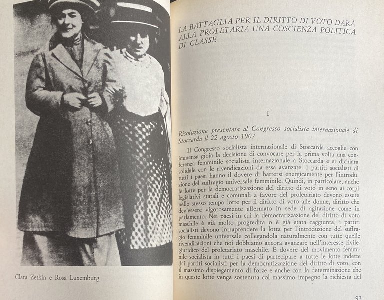 LA QUESTIONE FEMMINILE E LA LOTTA AL RIFORMISMO